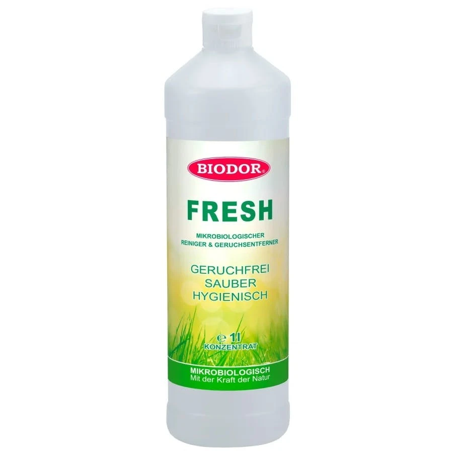 Biodor FRESH Grün Konzentrat 1000ml Mikrobiologisch + Biodor Original Sprühflasche 3 Biodor FRESH Grün Konzentrat 1000ml Mikrobiologisch + Biodor Original Sprühflasche