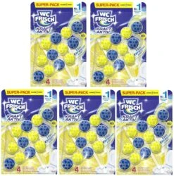 WC FRISCH Kraft Aktiv Blauspüler Chlor 5x150g WC Reiniger Toilettenreiniger -Reinigungsmittel Geschäft 0154ebfd cd10 4105 9a48 97dc442f27a3 4
