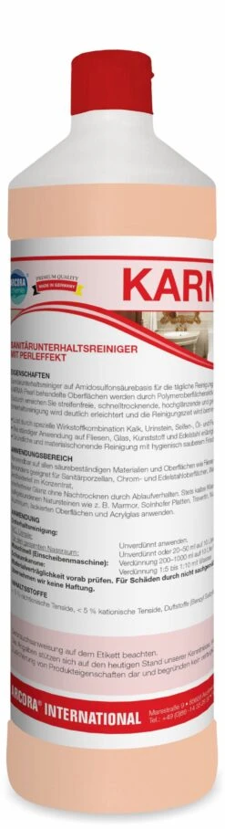 ARCORA Sanitärunterhaltsreiniger No1 SANITÄRREINIGER, 1L -Reinigungsmittel Geschäft 0297cfc1 ec50 44fb 908a f465e93bb1e3