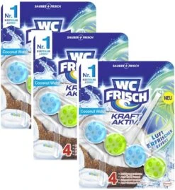 WC-Frisch Kraft Aktiv Duftspüler Coconut Water 5x50g WC Reiniger Reinigung -Reinigungsmittel Geschäft 0800cf4d 0fbe 43bb 9333 7c7e1873a3be 5
