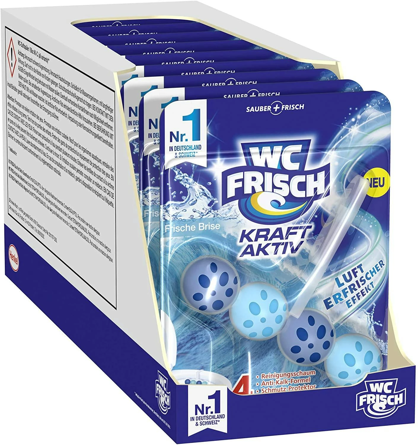 WC-Frisch Kraft Aktiv Duftspüler Frische Brise 50g WC-Reiniger Reinigung 4 WC-Frisch Kraft Aktiv Duftspüler Frische Brise 50g WC-Reiniger Reinigung – Bild 2