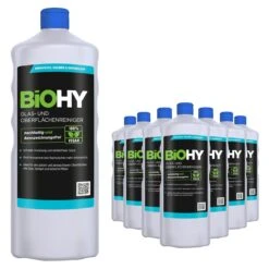 BiOHY Glas- Und Oberflächenreiniger (3x1l Flasche) | Konzentrat | Universalreiniger | Intensiv & Nachhaltig Reinigender Automatenreiniger -Reinigungsmittel Geschäft 1f30bab9 a66d 4f15 af3c 910d5713193d