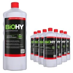 BiOHY Sanitärreiniger (12x1l Flasche) | Kalkzersetzendes Konzentrat Für Den Sanitärbereich | Badreiniger Mit Angenehme & Frischen Duft | EXTRA STARK 11 BiOHY Sanitärreiniger (12x1l Flasche) | Kalkzersetzendes Konzentrat Für Den Sanitärbereich | Badreiniger Mit Angenehme & Frischen Duft | EXTRA STARK -Reinigungsmittel Geschäft 309cf4a0 e00c 4df0 ac06 2a814464f1fd 3