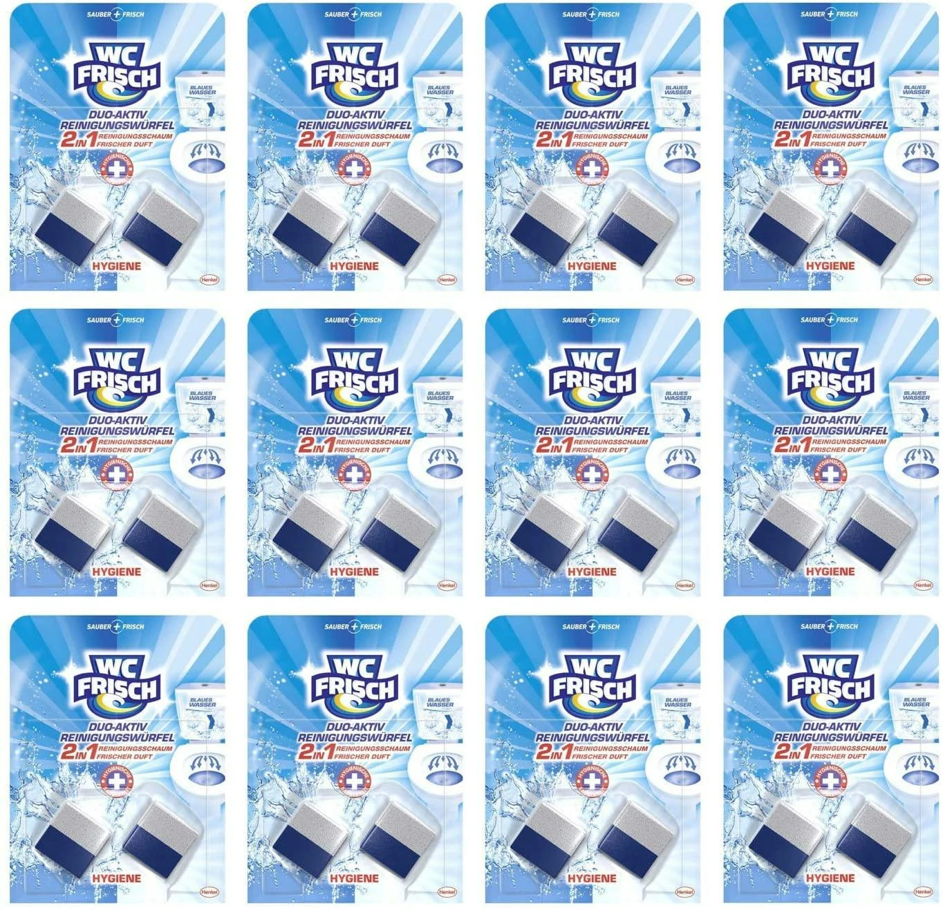 WC FRISCH Duo-Aktiv 6er Pack Reinigungswürfel Wasserkästen 6x2 Stück WC Reiniger 7 WC FRISCH Duo-Aktiv 6er Pack Reinigungswürfel Wasserkästen 6x2 Stück WC Reiniger – Bild 5