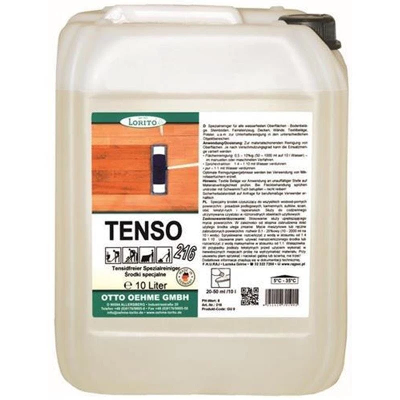 Spezialwischpflege Tenso 216 Tensidfrei 10 Liter 3 Spezialwischpflege Tenso 216 Tensidfrei 10 Liter