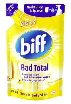 Biff Bad Total Zitrus Badreiniger Reiniger Reinigungsmittel 6x250ml Nachfüllpack -Reinigungsmittel Geschäft 49c9bee8 1ed2 4aed bea4 2a17fc826cce
