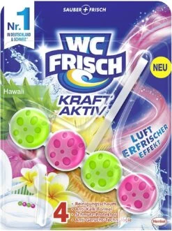 WC-Frisch KraftAktiv Duftspüler Urlaubsträume Hawaii 50g WC-Reiniger Badreiniger