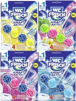 WC FRISCH Kraft Aktiv 4er Pack Blauspüler Chlor WC-Reiniger 4x1 Stück Farbspüler -Reinigungsmittel Geschäft 57a5aa99 614d 4e11 804f d70bbbf58ff9 2