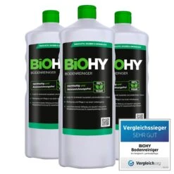 BiOHY Bodenreiniger (9x1l Flasche) | Konzentrat Für Alle Reinigungsgeräte Und Alle Hartböden | Angenehmer Geruch Und Streifenfreie Reinigung -Reinigungsmittel Geschäft 6884f663 985d 4064 872a 930aae672b4a 1