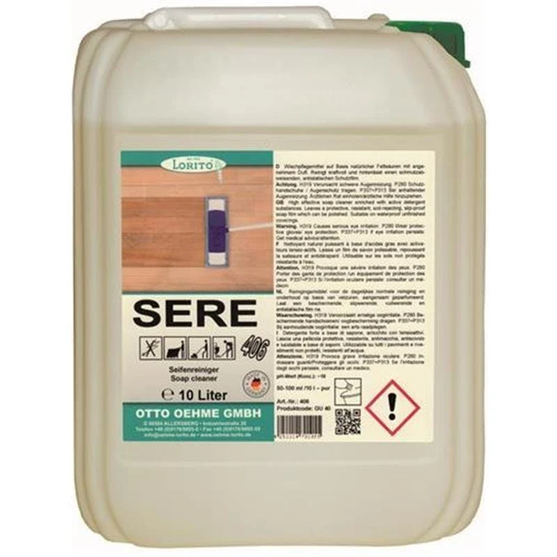 Seifenreiniger Sere 406 Rückfettend 10 Liter 3 Seifenreiniger Sere 406 Rückfettend 10 Liter