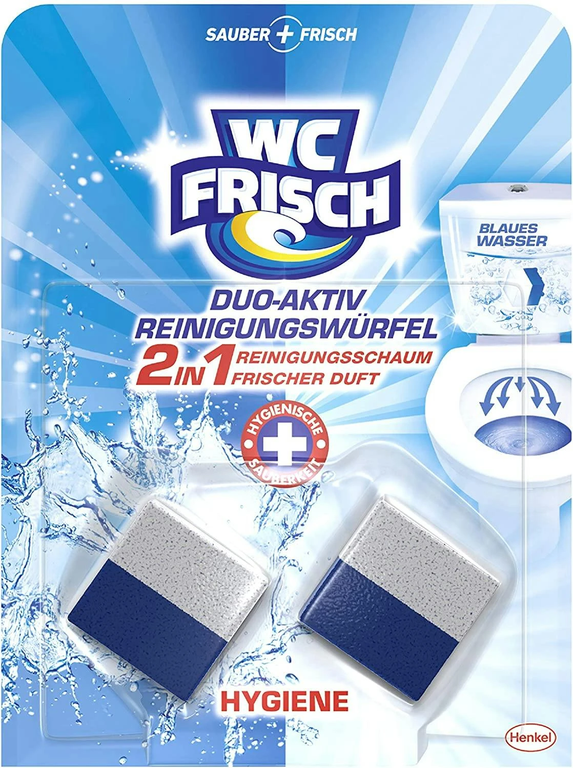 WC FRISCH Duo-Aktiv 6er Pack Reinigungswürfel Wasserkästen 6x2 Stück WC Reiniger 6 WC FRISCH Duo-Aktiv 6er Pack Reinigungswürfel Wasserkästen 6x2 Stück WC Reiniger – Bild 4