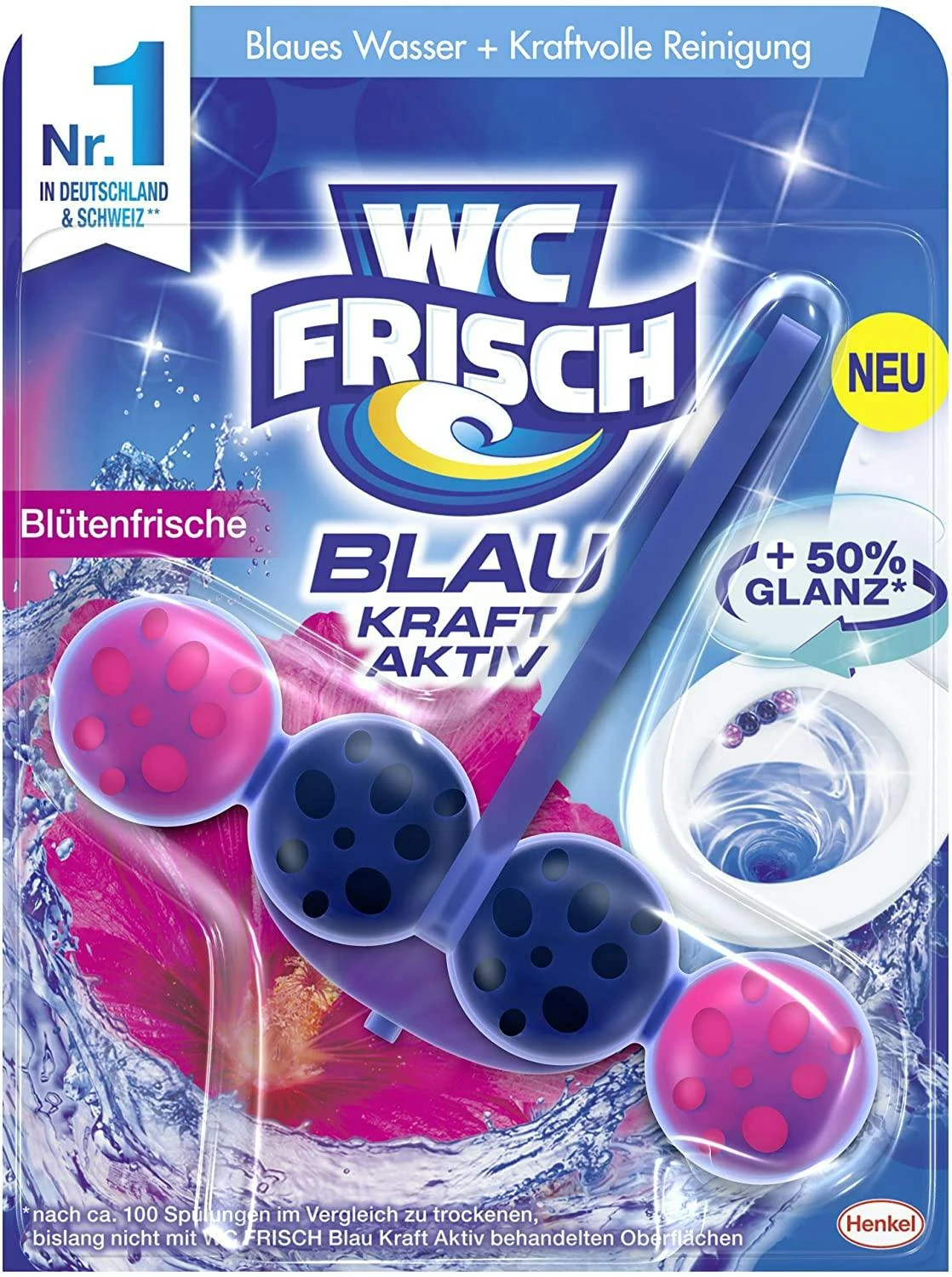 WC-Frisch Kraft Aktiv Duftspüler Blütenfrische 5x150g WC Reiniger Reinigung 7 WC-Frisch Kraft Aktiv Duftspüler Blütenfrische 5x150g WC Reiniger Reinigung – Bild 5