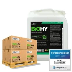 BiOHY Bodenreiniger (10l Kanister) | Konzentrat Für Alle Reinigungsgeräte Und Alle Hartböden | Angenehmer Geruch Und Streifenfreie Reinigung -Reinigungsmittel Geschäft 8ef101a6 551f 41dd a5ef 9f60d2c726e8 1