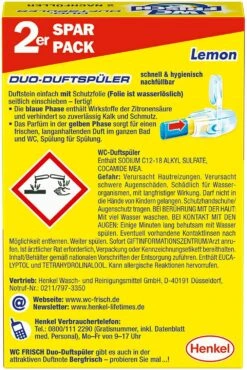 WC FRISCH Duftspüler Lemon 5er Pack WC-Reiniger WC-Duftstein 5x2Stück Nachfüller 14 WC FRISCH Duftspüler Lemon 5er Pack WC-Reiniger WC-Duftstein 5x2Stück Nachfüller -Reinigungsmittel Geschäft a5fafc3a 4230 45a6 adef cb9475d25413