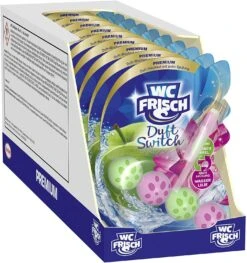 WC Frisch Duft Switch Grüner Apfel Und Wasserlilie 10x50g WC-Reiniger Duftspüler