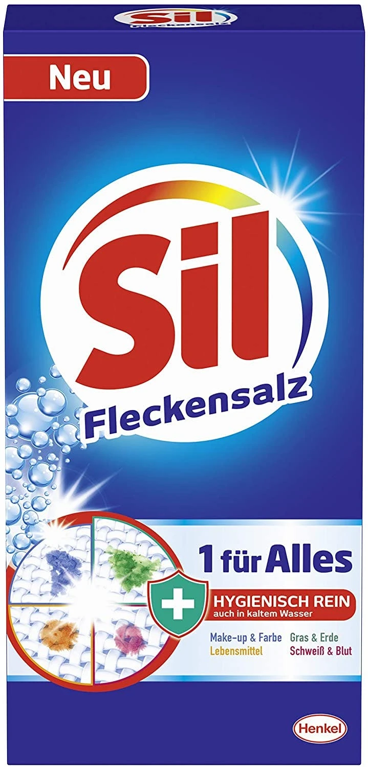 Sil 1 Für Alles Fleckensalz Fleckenentferner 500 G Reiniger Reinigungsmittel 3 Sil 1 Für Alles Fleckensalz Fleckenentferner 500 G Reiniger Reinigungsmittel