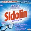 Sidolin Brillen Putztücher 50 Stück Reinigungstücher Brillenputztücher Reiniger -Reinigungsmittel Geschäft c27e1e5c 50fb 437d bb1f c9c1802e6382