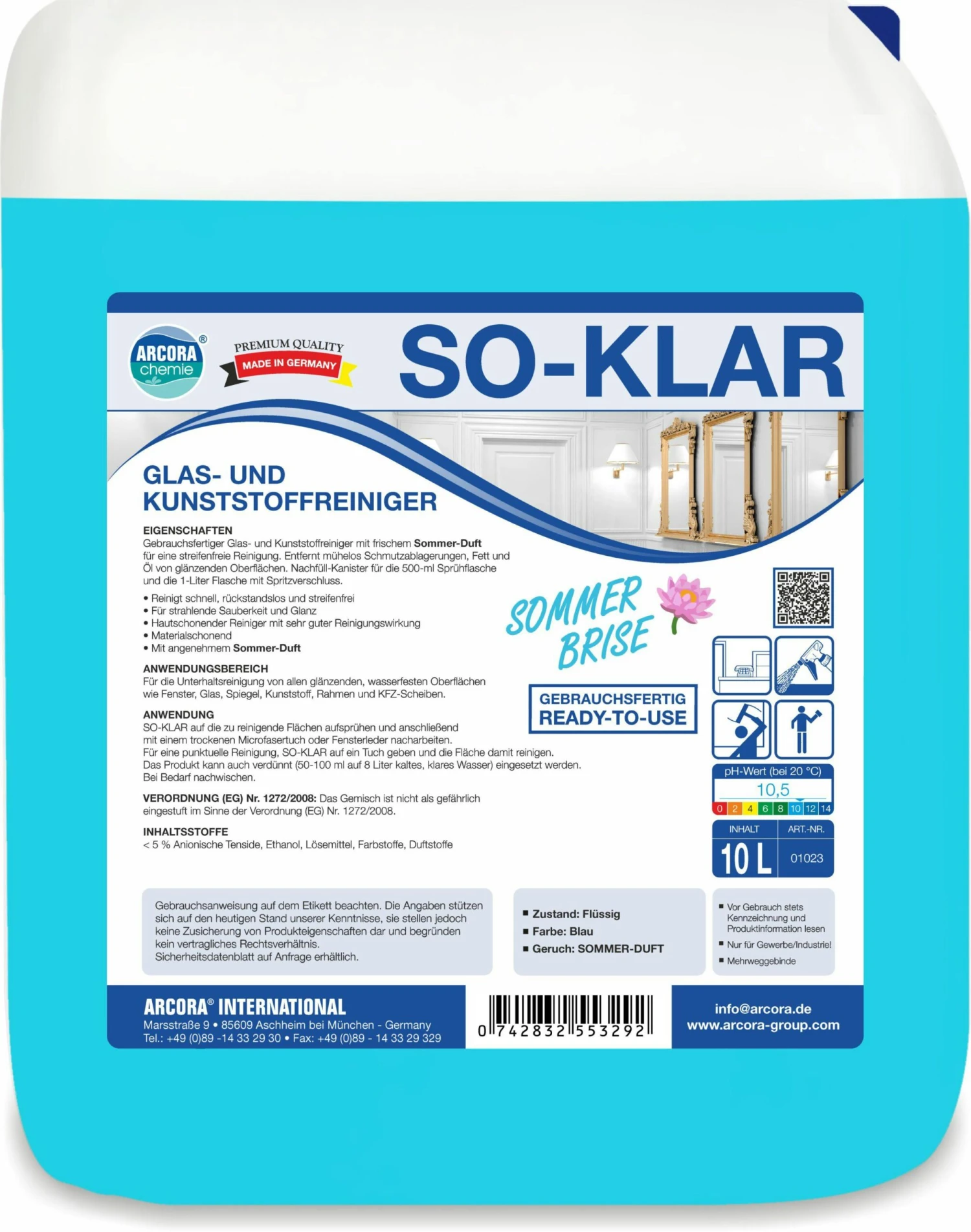 1x HASK KLAR | Glasreiniger | 1000 Ml 8 1x HASK KLAR | Glasreiniger | 1000 Ml – Bild 6
