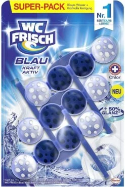 WC FRISCH Kraft Aktiv Blauspüler Chlor 5x150g WC Reiniger Toilettenreiniger -Reinigungsmittel Geschäft db8ec8a6 35ea 4d14 8ae0 5f15ebcc9642