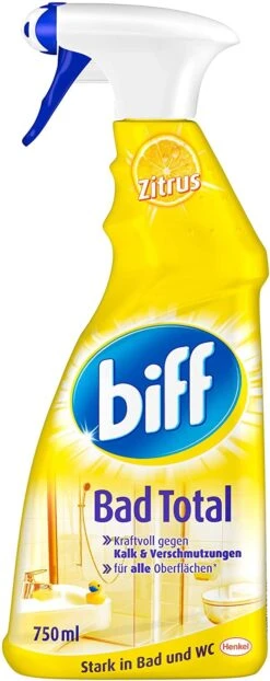 Biff Bad Total Zitrus Badreiniger Bad Reiniger Badezimmer 2x750 Ml Sprühflasche -Reinigungsmittel Geschäft df142231 2bd4 42d2 9f63 f1111f42c07e