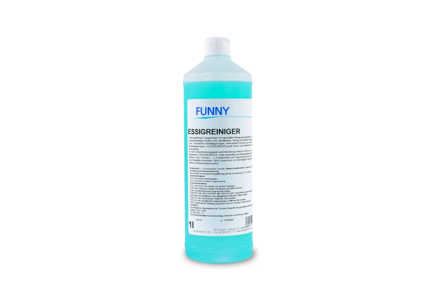 Funny Essigreiniger | Phosphatfrei | 12 X 1 Liter Flaschen 3 Funny Essigreiniger | Phosphatfrei | 12 X 1 Liter Flaschen