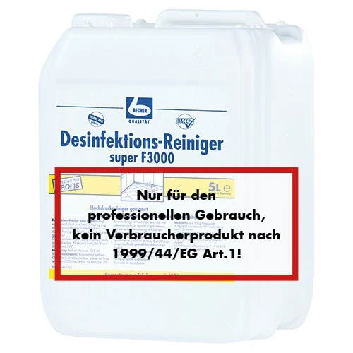 Dr. Becher "Dr. Becher" Desinfektions-Reiniger 5 L Super F6000 8 Dr. Becher "Dr. Becher" Desinfektions-Reiniger 5 L Super F6000 – Bild 6