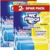 WC FRISCH Duo Lemon 2er Pack WC-Reiniger WC-Duftstein 2x 2 Stück Nachfüllpack -Reinigungsmittel Geschäft fec0da9f 2eda 46eb bd35 45adba7fca37